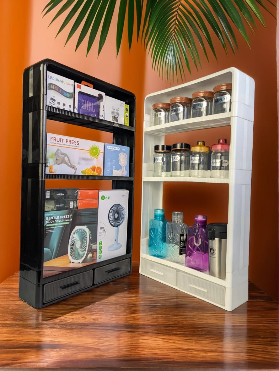 Big Size Multifunctional Kitchen Countertop Bottle Storage Rack Bathroom Toiletries Storage shelf Cosmetics Organizer-